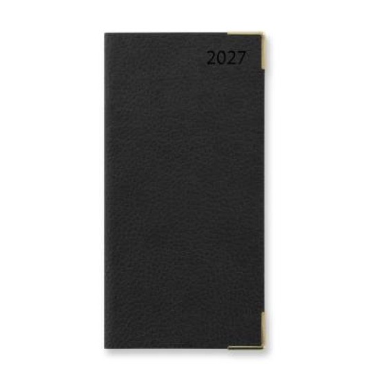 DIARIES 2027 Letts of London Diary Connoisseur Slim Week to View English Black 2027 page: 11