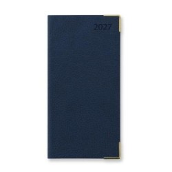 DIARIES 2027 Letts of London Diary Connoisseur Slim Week to View English Blue 2027 page: 11