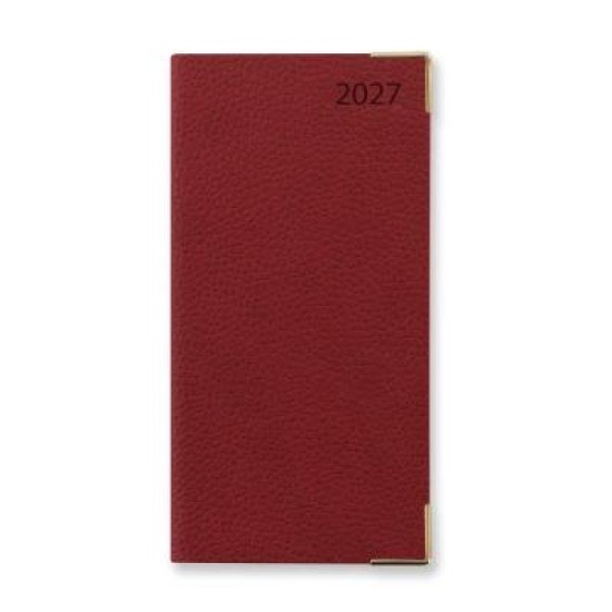DIARIES 2027 Letts of London Diary Connoisseur Slim Week to View English Red 2027 page: 11