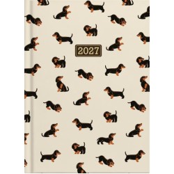 DIARIES 2027 Collins Diary A51 Dachshund Day to Page 2027 page: 22