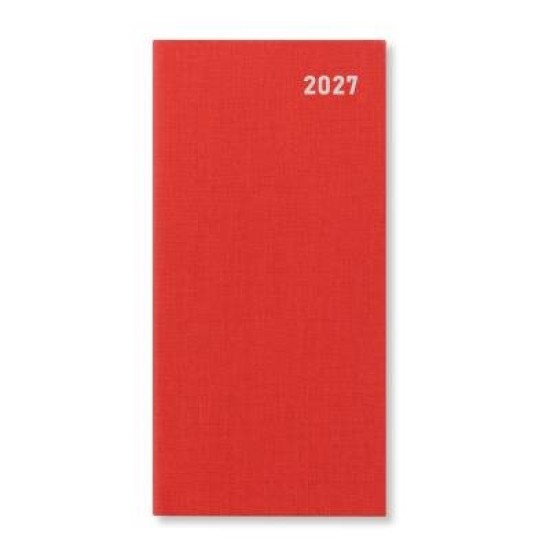 DIARIES 2027 Letts of London Diary Principal Slim Week to View English Red 2027 page: 44