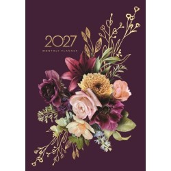 DIARIES 2027 Collins Diary Designer A4 Monthly Planner Floral Bouquet 2027 page: 47