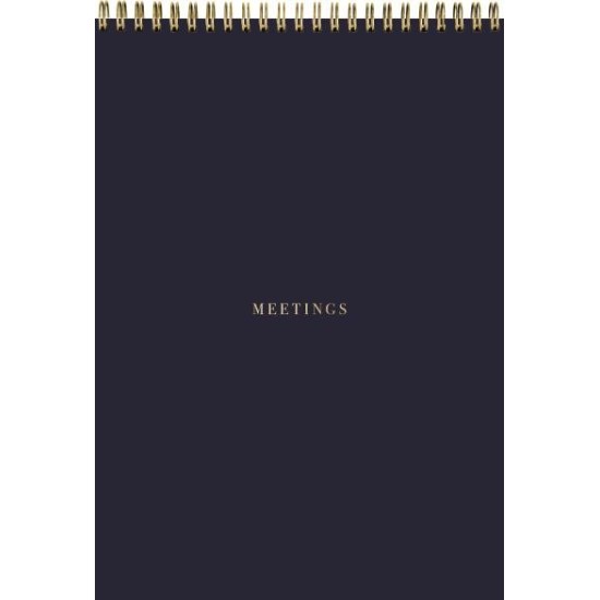 DIARIES 2027 Collins Diary Meetings Notepad B5 Wiro 50 Sheets Navy page: 51