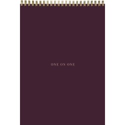 DIARIES 2027 Collins Diary One on One Notepad B5 Wiro 50 Sheets Mulberry page: 51