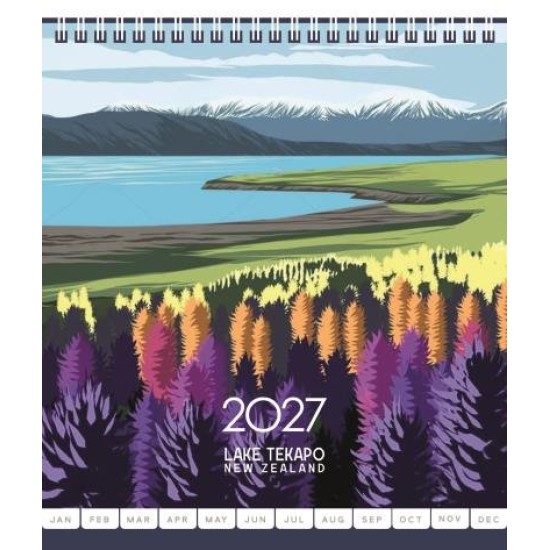 DIARIES 2027 Collins Desk Calendar NZ Bays 2027  page: 58