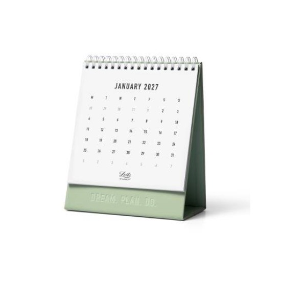 DIARIES 2027 Letts of London Desk Calendar Conscious 150x180mm Sage 2027 page: 58