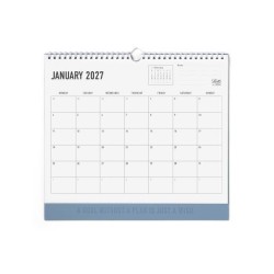 DIARIES 2027 Letts of London Wall Calendar Conscious 300x270mm Ocean 2027 page: 59