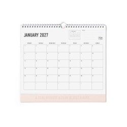 DIARIES 2027 Letts of London Wall Calendar Conscious 300x270mm Rosewater 2027 page: 59