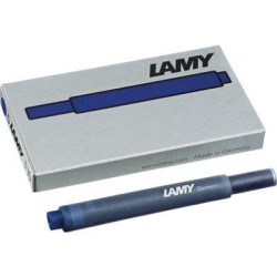Lamy T10 Ink Cartridges (Pk 5) Blue-Black