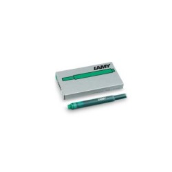 Lamy T10 Ink Cartridges (Pk 5) Green