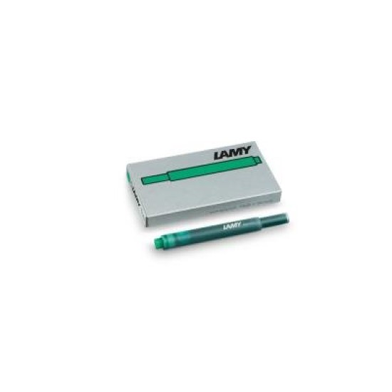 Lamy T10 Ink Cartridges (Pk 5) Green