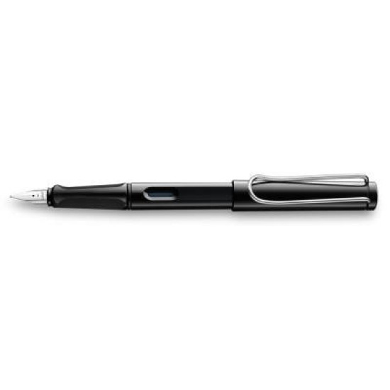 Lamy Safari F/P Shiny Black M (019) REFILL WITH: T10   + GB: V60