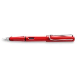 Lamy Safari F/P Red M (016) REFILL WITH: T10   + GB: V60