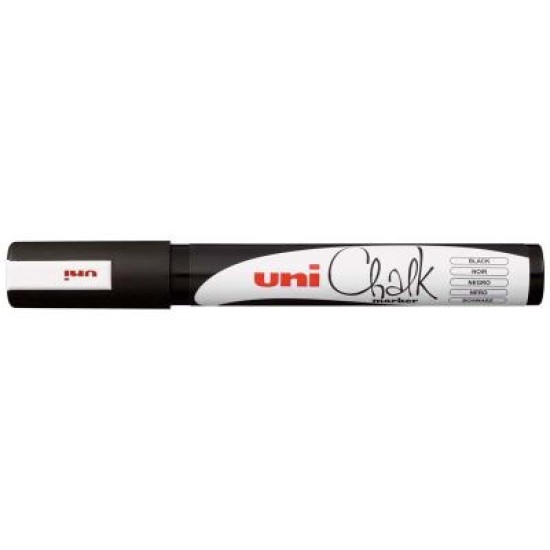 UNI MARKER CHALK WHITE BULLET TIP PWE-5M
