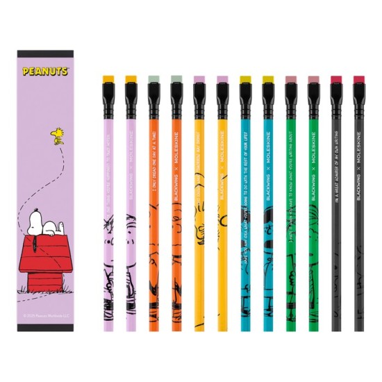 Moleskine LE Blackwing x Peanuts Set 12 Soft Pencils