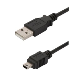 Digitus USB 2.0 Mini USB device Cable 5 Pin - 1.8M Digitus USB 2.0 Mini USB device Cable 5 Pin - 1.8M