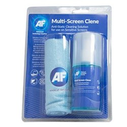 AF Screen-Clene + Large Microfibre cloth 200ml AF Screen-Clene + Large Microfibre cloth 200ml