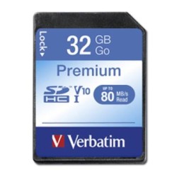 Verbatim Premium SDHC Class 10 Card 32GB Verbatim Premium SDHC Class 10 Card 32GB