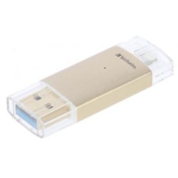 Verbatim Apple Lightning USB 3.0 Drive 32GB - Gold Verbatim Apple Lightning USB 3.0 Drive 32GB - Gold