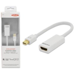Ednet mini DisplayPort v1.1 (M) to HDMI Type A (F) 0.15m Adapter Cable Ednet mini DisplayPort v1.1 (M) to HDMI Type A (F) 0.15m Adapter Cable