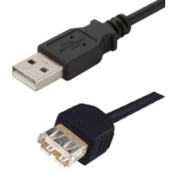 Digitus USB 2.0 Type A (M) to USB Type A (F) 5m Extension Cable