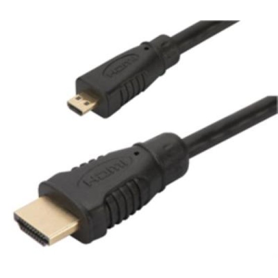 Digitus HDMI Type A (M) to micro HDMI Type D (M) 2m Monitor Cable