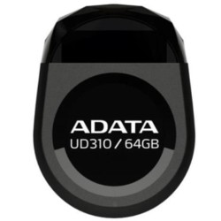 ADATA UD310 Dashdrive Durable USB 2.0 64GB Black Tiny Flash Drive