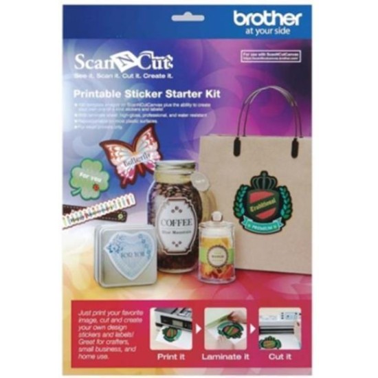 Brother CAPSKIT1 Scan N Cut  Print Sticker Kit