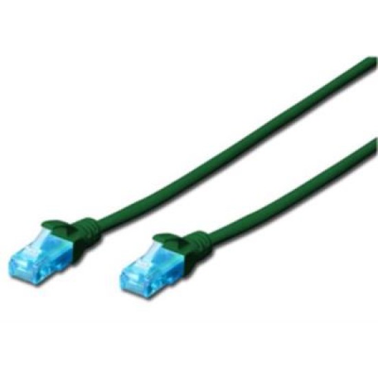 Digitus UTP CAT5e Patch Lead - 1M Green