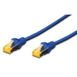 Digitus S-FTP CAT6A Patch Lead - 0.25M Blue Digitus S-FTP CAT6A Patch Lead - 0.25M Blue