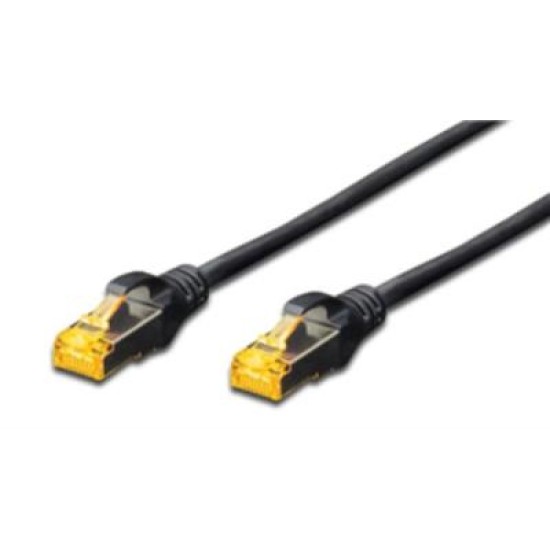 Digitus S-FTP CAT6A Patch Lead - 5M Black
