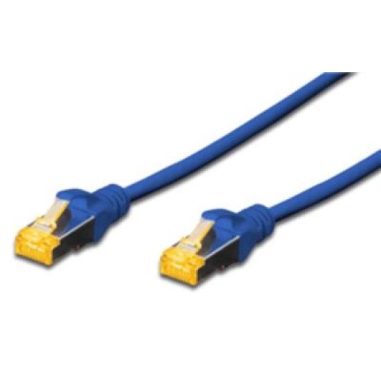 Digitus S-FTP CAT6A Patch Lead - 10M Blue
