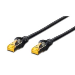 Digitus S-FTP CAT6A Patch Lead - 10M Black Digitus S-FTP CAT6A Patch Lead - 10M Black