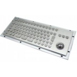 Inputel KB205 Stainless Steel Keyboard + Trackball IP65 - PS/2 Inputel KB205 Stainless Steel Keyboard + Trackball IP65 - PS/2