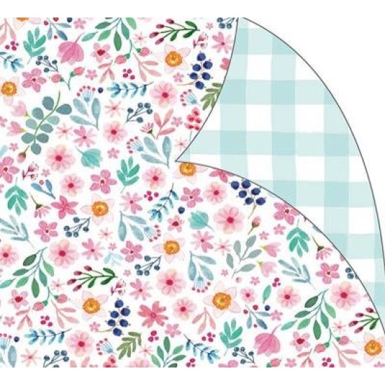 WRAP FOLDED COTTAGE FLORAL