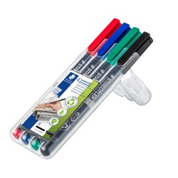Lumocolor® permanent broad - wallet 4 asst colours Lumocolor® permanent broad - wallet 4 asst colours