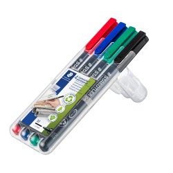 Lumocolor® permanent medium - wallet 4 asst colours Lumocolor® permanent medium - wallet 4 asst colours