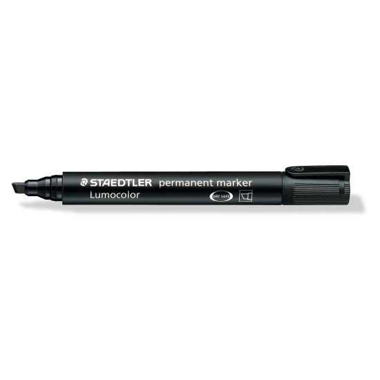 permanent marker chisel point - black