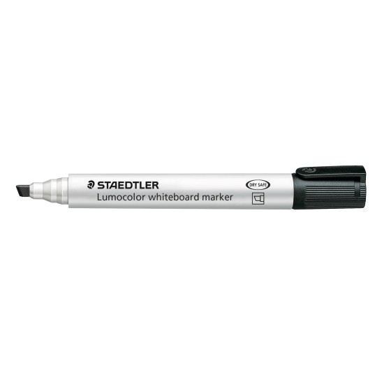 whiteboard marker chisel point - black
