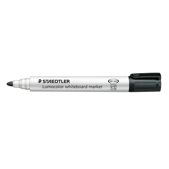 whiteboard marker bullet point - black