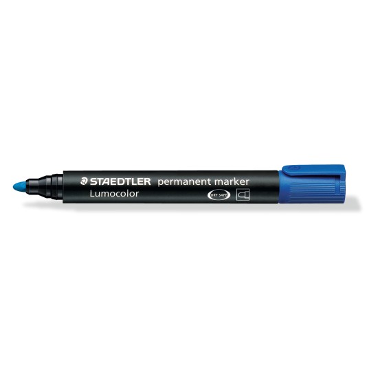 permanent marker bullet point - blue