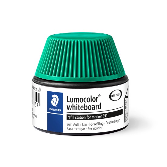 Lumocolor® whiteboard marker refill station - green