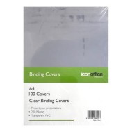 Okin Binding Covers A4 Clear 200mic, Pack of 100