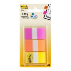 Post-it Flags 680-OLP 25x43mm Assorted, Pack of 3