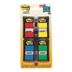 Post-it Flags 680-RYBGVA 25x43mm Primary, Pack of 4