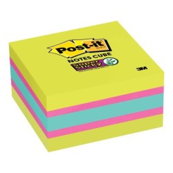 Post-it Super Sticky Memo Cube 2027-SSGFA 76x76mm 360sh