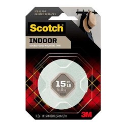 Scotch Indoor Mounting Tape 114S 25.4mmx1.27m Scotch Indoor Mounting Tape 114S 25.4mmx1.27m