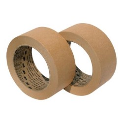 Paper Packaging Tape - Kraft Brown 24mm x 50m (Roll) Paper Packaging Tape - Kraft Brown 24mm x 50m (Roll)