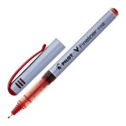 Pilot V-Fineliner Fibre Tip 0.5mm Red (SW-VPP-R) Pilot V-Fineliner Fibre Tip 0.5mm Red (SW-VPP-R)