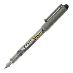 Pilot V-Pen Fountain Pen Medium Black (SVP-4M-B) Pilot V-Pen Fountain Pen Medium Black (SVP-4M-B)